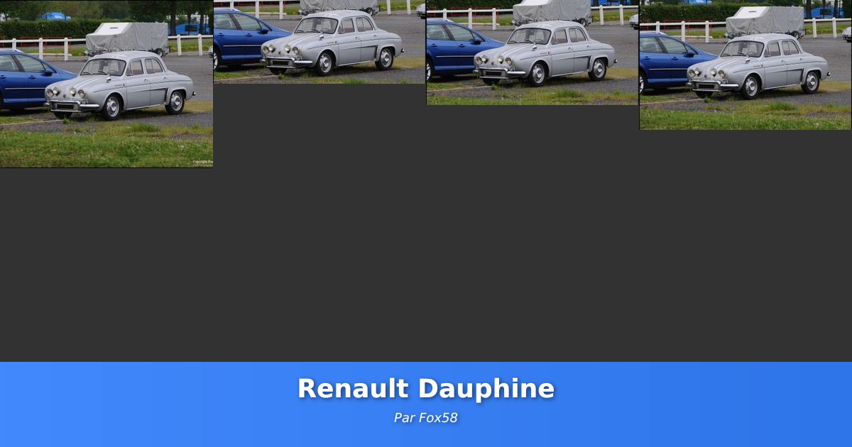Renault Dauphine - Galerie de Fox58