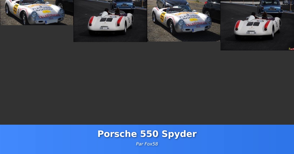 Porsche 550 Spyder - Galerie de Fox58