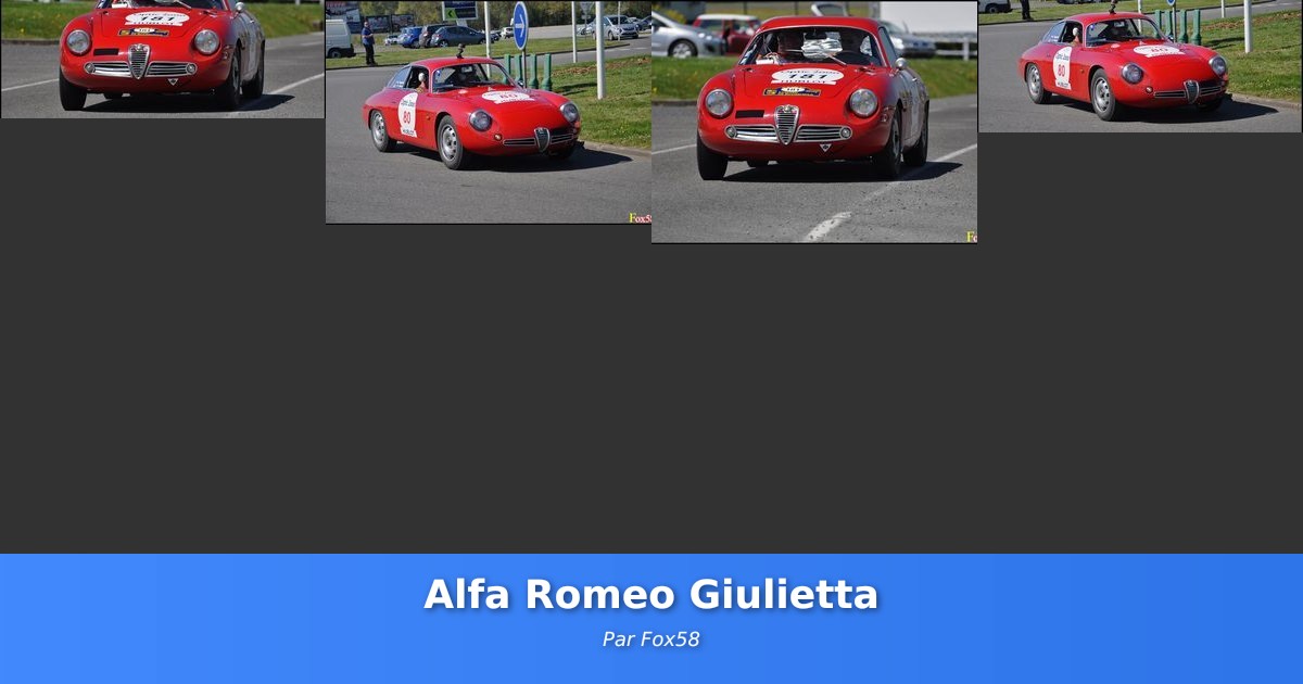 Alfa Romeo Giulietta - Galerie de Fox58