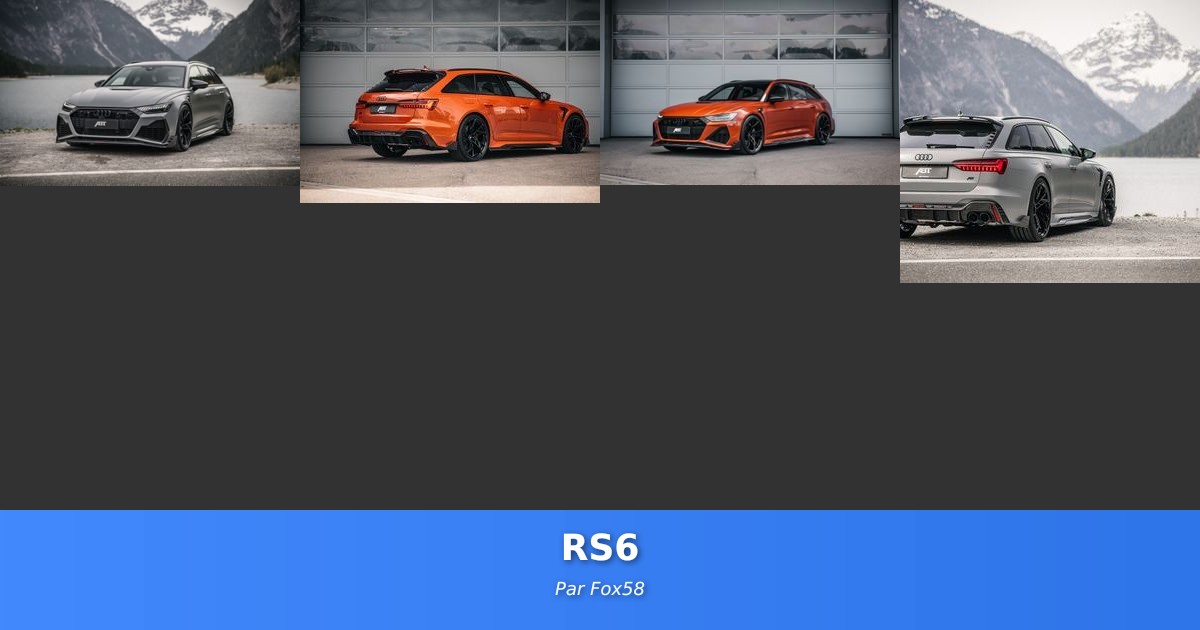 RS6 - Galerie de Fox58