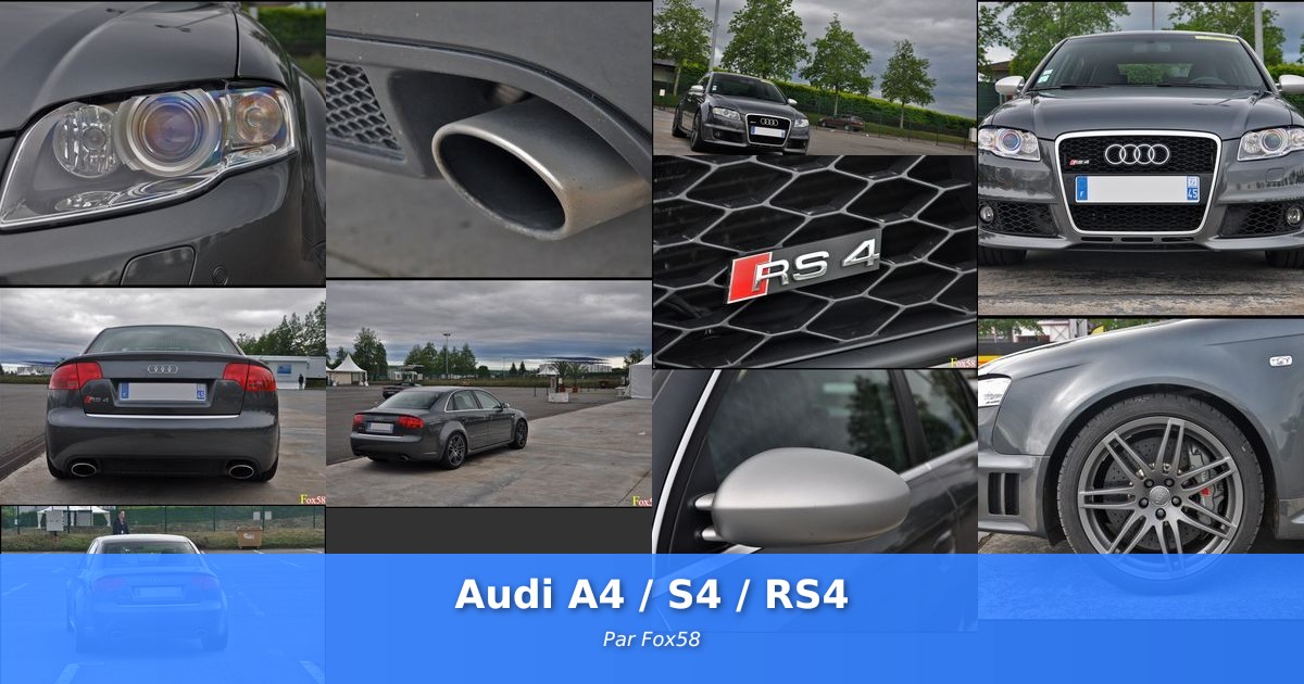 Audi A4 / S4 / RS4 - Galerie de Fox58