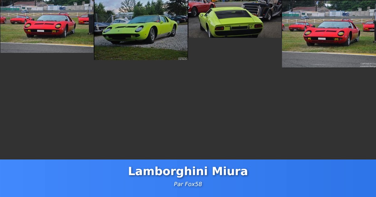 Lamborghini Miura - Galerie de Fox58