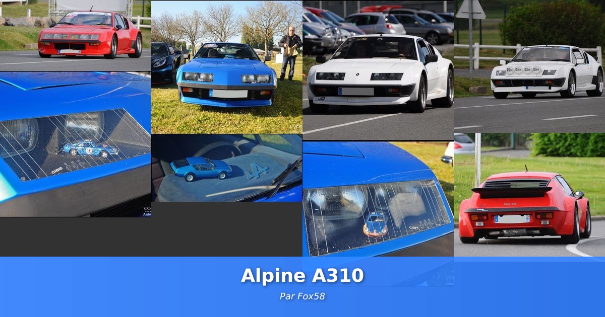 Alpine A310 - Galerie de Fox58