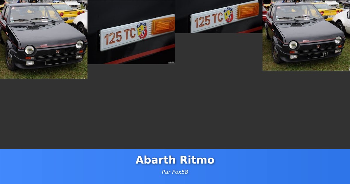 Abarth Ritmo - Galerie de Fox58