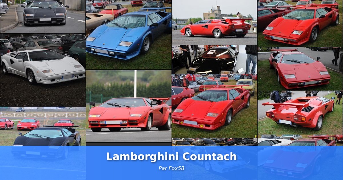 Lamborghini Countach - Galerie de Fox58