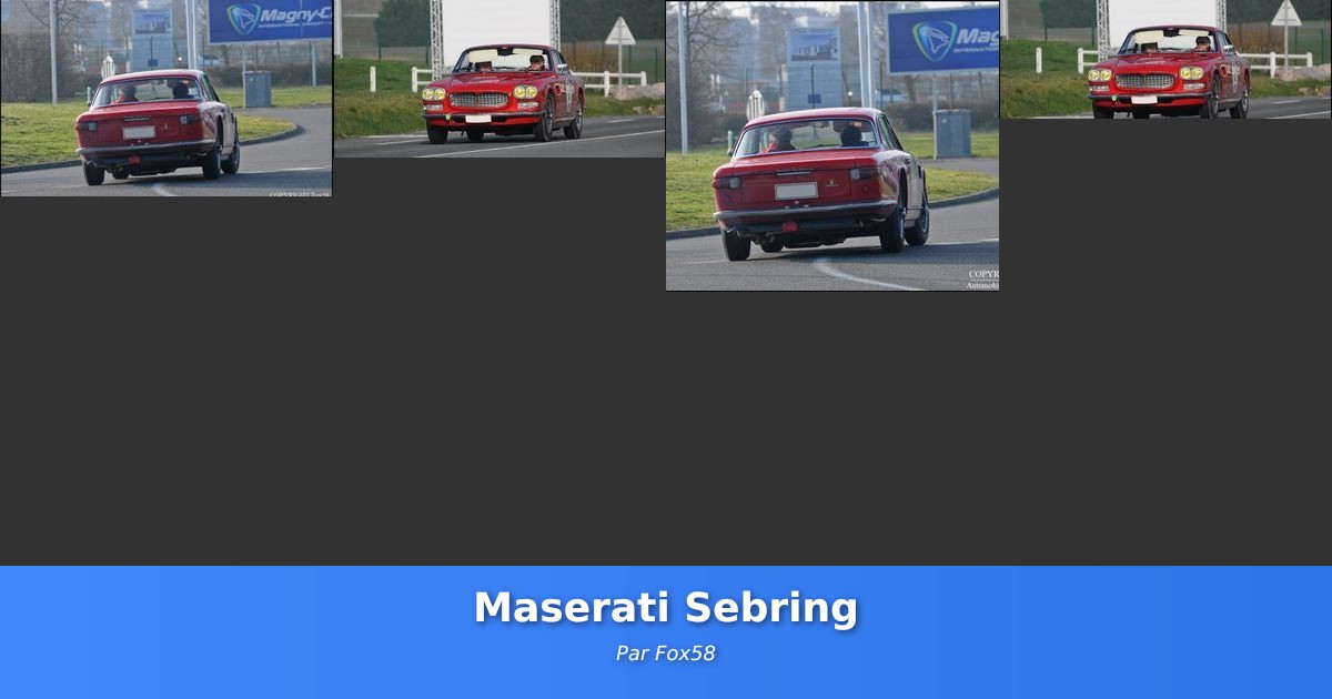 Maserati Sebring - Galerie de Fox58