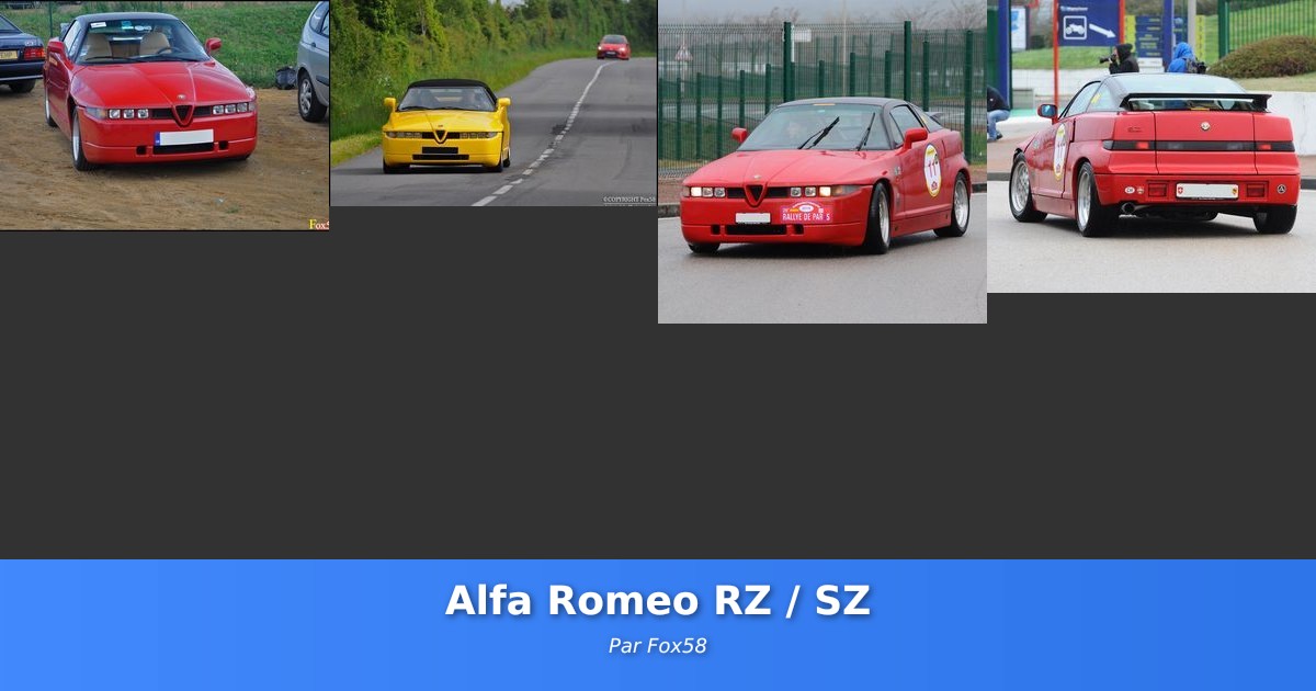 Alfa Romeo RZ / SZ - Galerie de Fox58