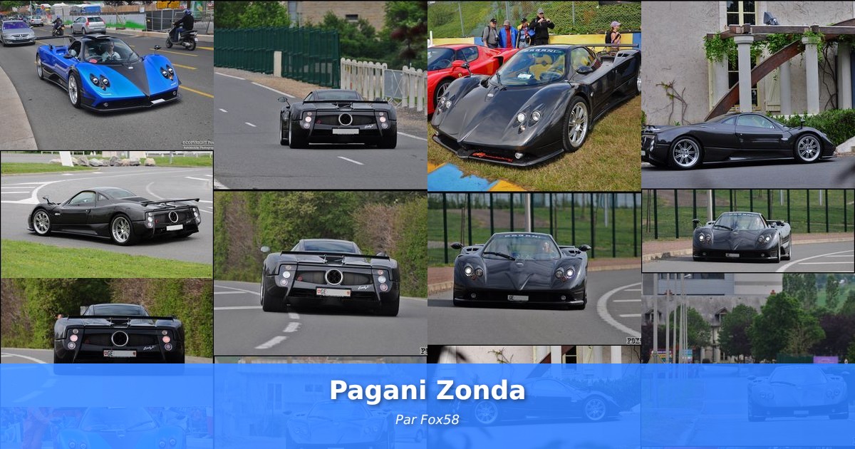 Pagani Zonda - Galerie de Fox58