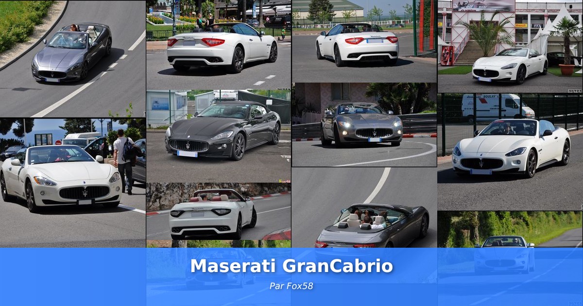 Maserati GranCabrio - Galerie de Fox58