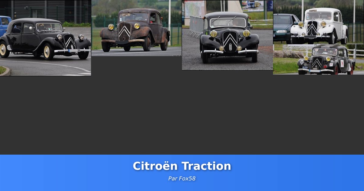 Citroën Traction - Galerie de Fox58