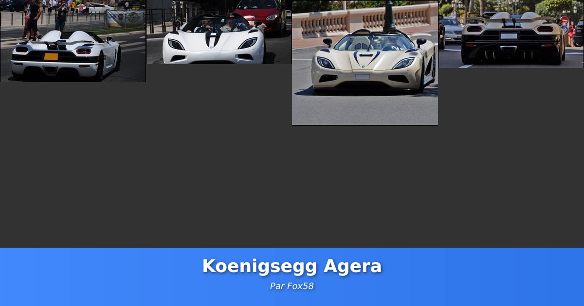 Koenigsegg Agera - Galerie de Fox58