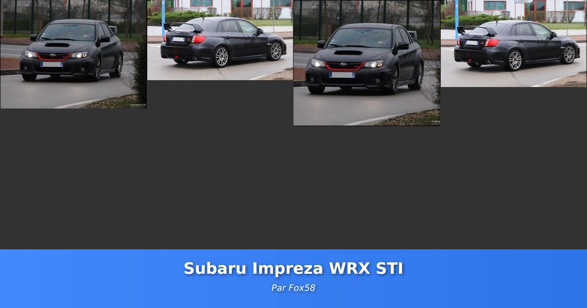 Subaru Impreza WRX STI - Galerie de Fox58