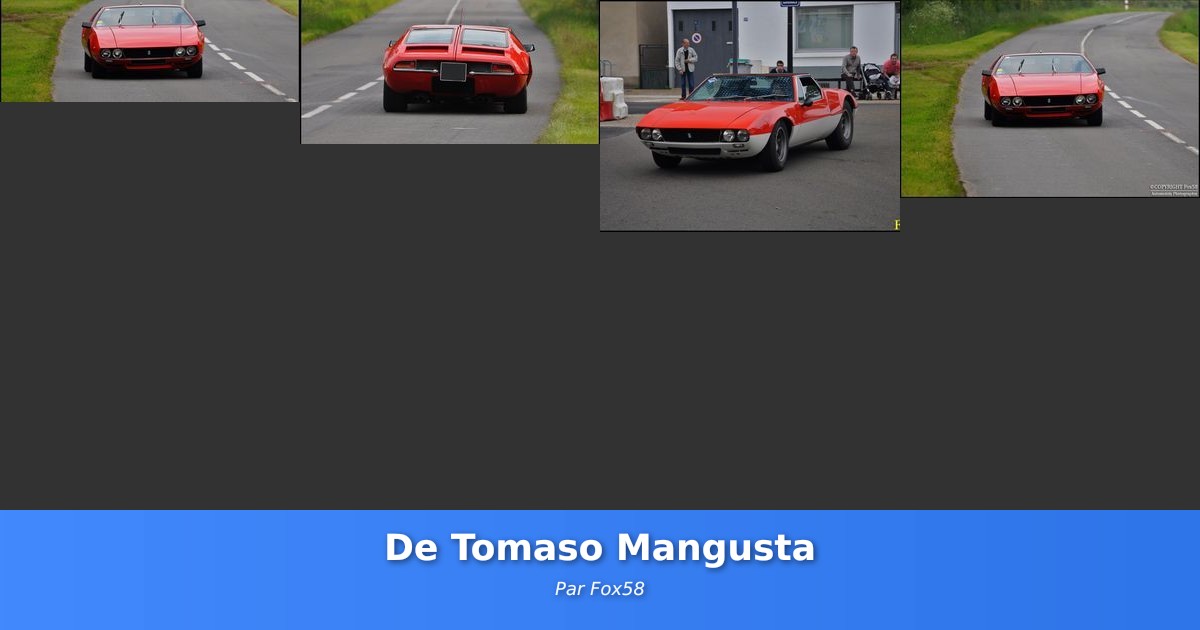De Tomaso Mangusta - Galerie de Fox58